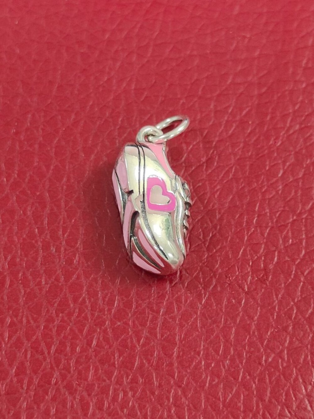 James Avery Pink Enamel Love My Sneakers Charm with box